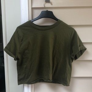 Forever 21 Cropped T Shirt